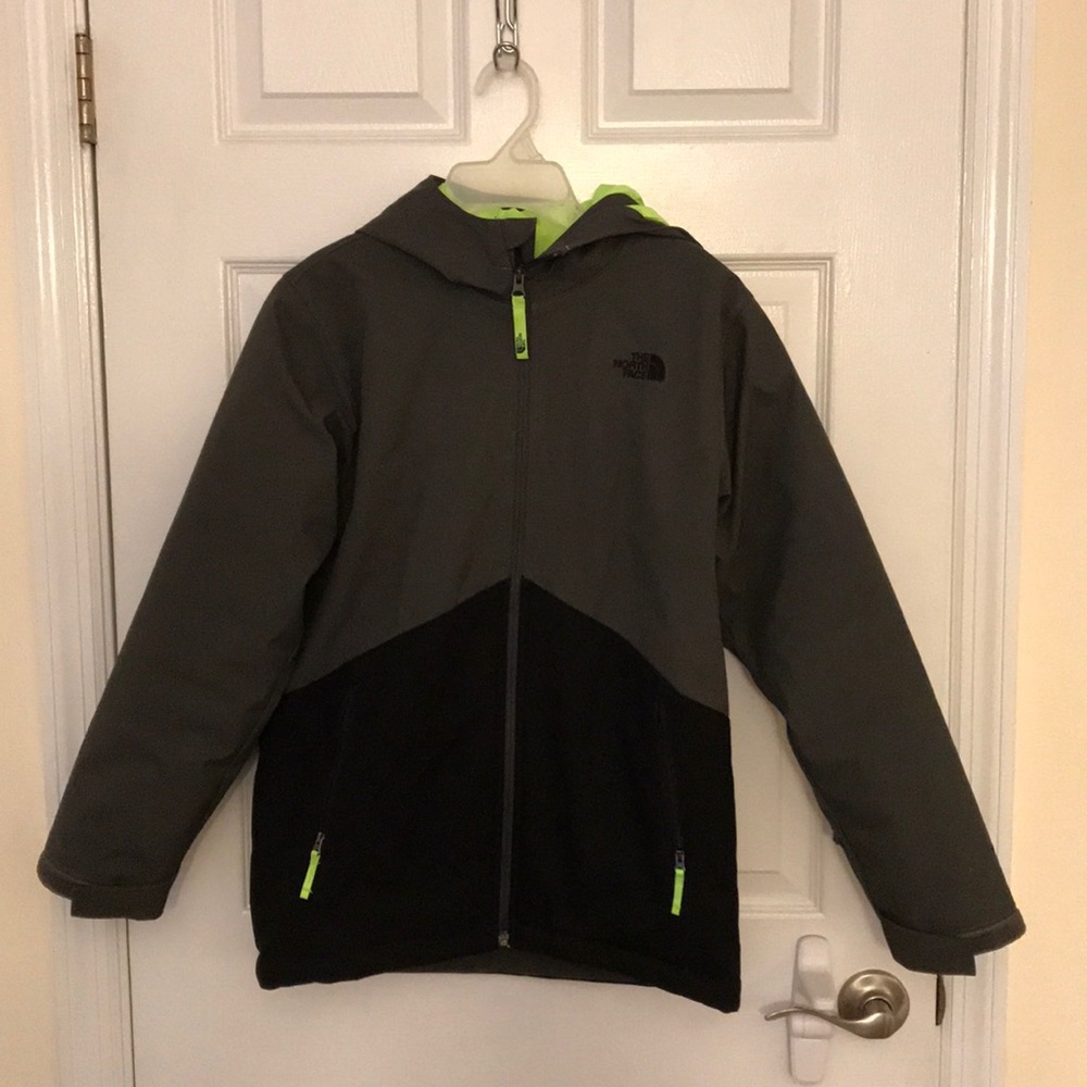 NWOT Gray/Black North Face Jacket - L(14/16)